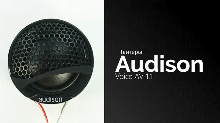 Распаковка твитеров Audison Voice AV 1.1