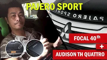 Focal 40th Anniversary feat Audison AV Due di Pajero Sport Dakar RF edition | audio mobil
