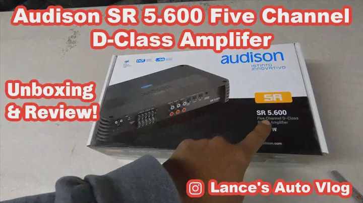 5-канальный усилитель Audison SR 5.600 Распаковка и обзор. Это может быть 5-канальный или 3-канальный.