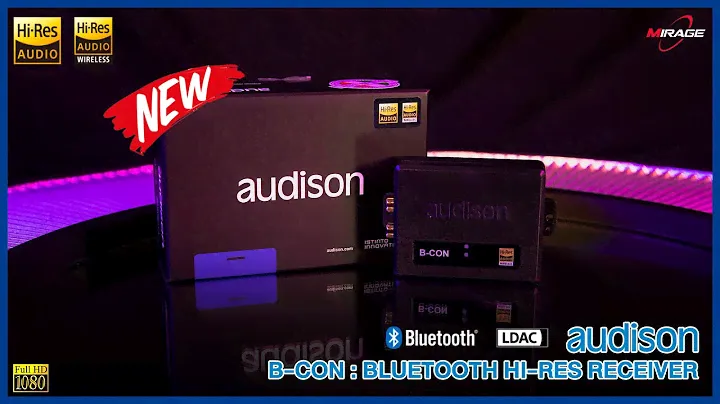 ✨NEW ! TECHNOLOGY 🎉Audison [B-CON] Bluetooth Hi-Res Receiver| Mirage Audio
